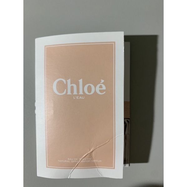 Chloe 粉漾玫瑰女性淡香水 針管/試管香水 1.2ml