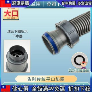 🔥【新上架 】廚房6大口錐形下水管4洗碗池排水管加長淘菜盆下水器落水管單槽 3