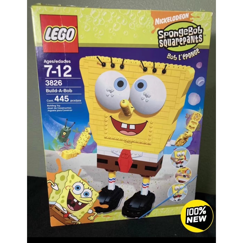 【柴魚】这个是订金 正品 LEGO樂高 海綿寶寶 3826 全新未拆 有压盒