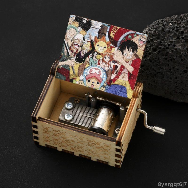 新品下殺🎁海賊王手搖木質音樂盒八音盒創意送男生女朋友閨蜜圣誕生日禮物