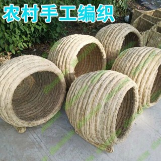 #母雞窩草編下蛋窩特大號窩防側翻草編雞窩鴿子窩手工編織稻草窩有口皆碑gjg