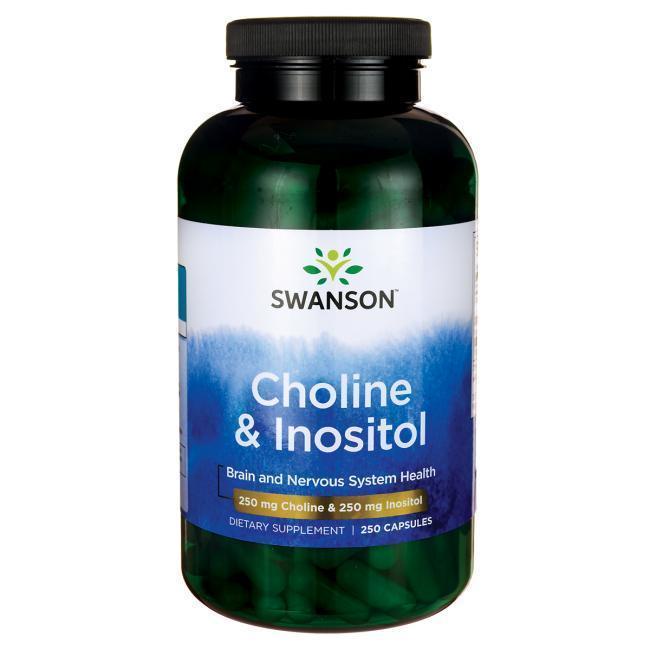【Swanson】免運 Choline &amp; Inositol 膽鹼 + 肌醇 *250顆