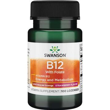 【Swanson】免運 Vitamin B12 口含錠 B-12 1000mcg 100錠
