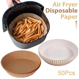 50PCS Air Fryer Paper Air Fryer Disposable Paper Liner Bakin