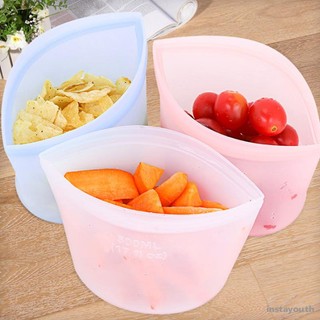 500ml New Thickened Fresh-keeping Silicone Food Storage Bag