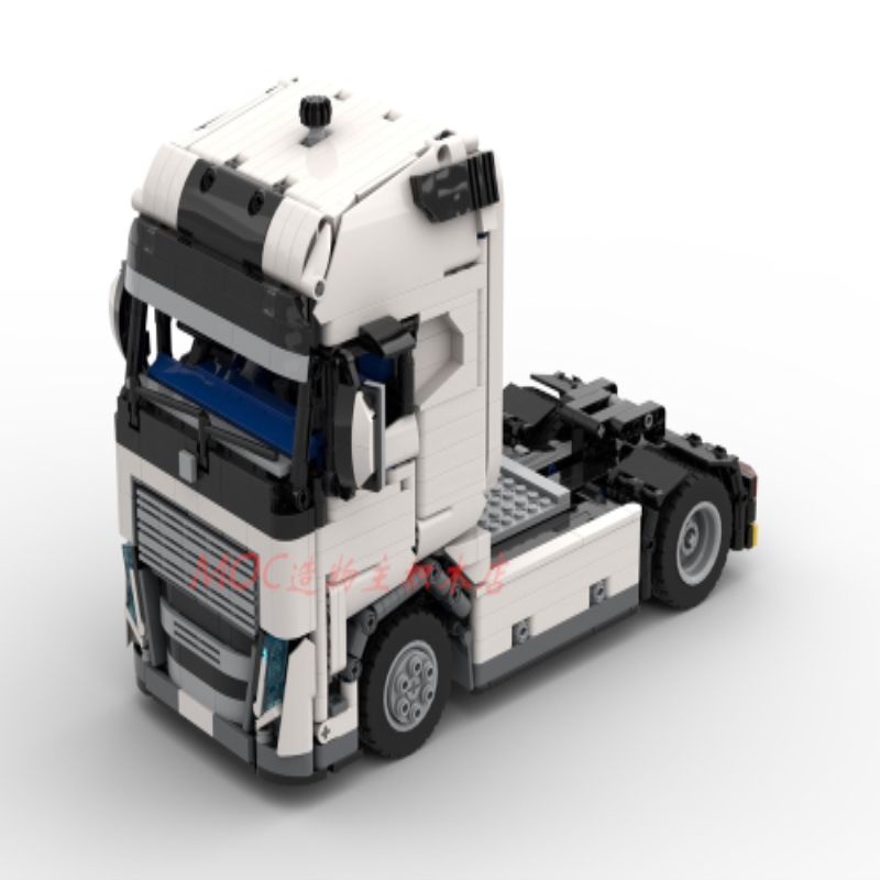 工程車積木 MOC-121673 2022 Volvo FH Globetrotter 拼裝積木卡車 兼容樂高