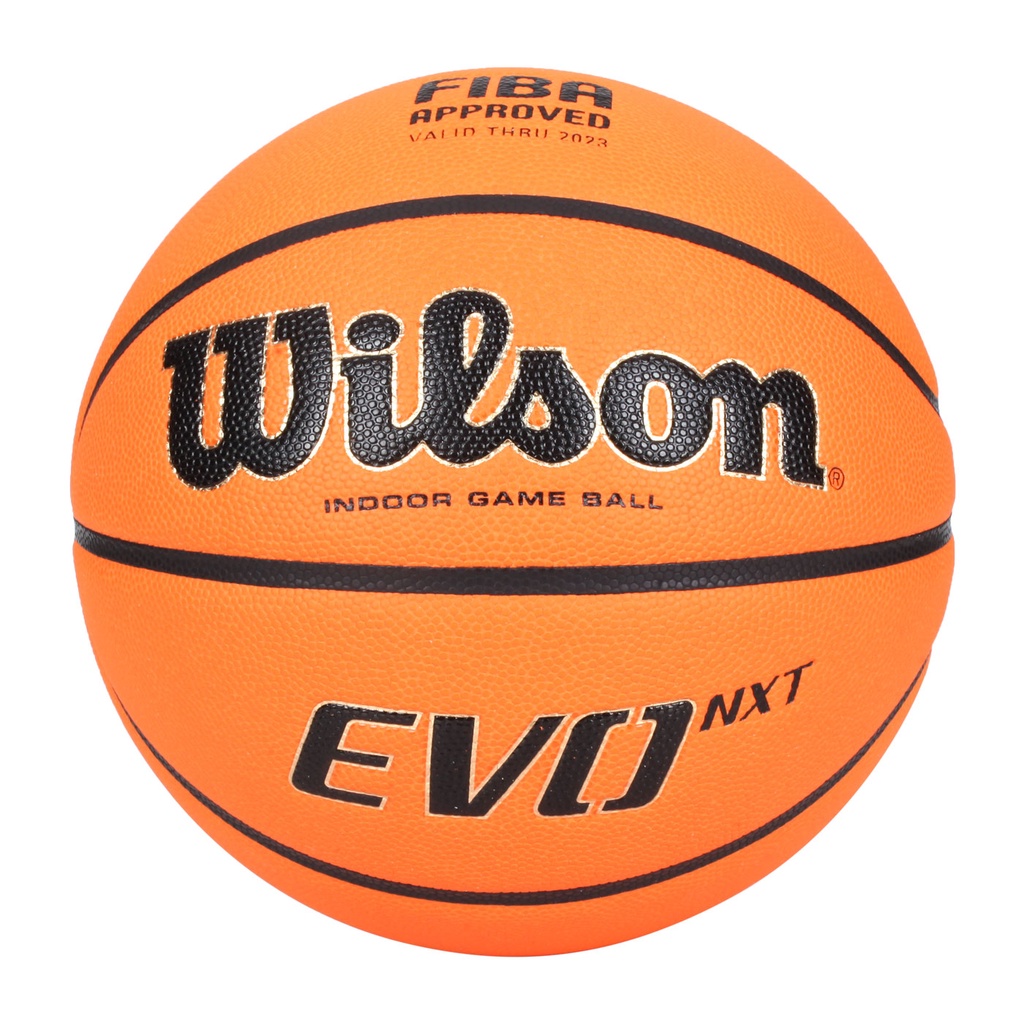 WILSON FIBA EVO NXT 合成皮籃球#7( 室內外 7號球 威爾森「WTB0965XB」 橘黑金