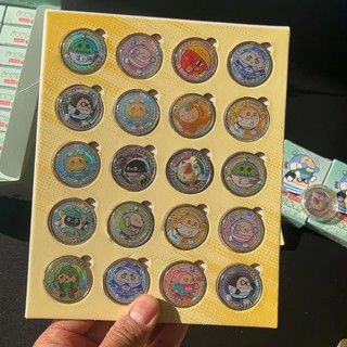精選熱賣 蛋仔紀念幣 合金收藏小金幣男孩小學生可愛萌趣郵票玩具學校周邊
