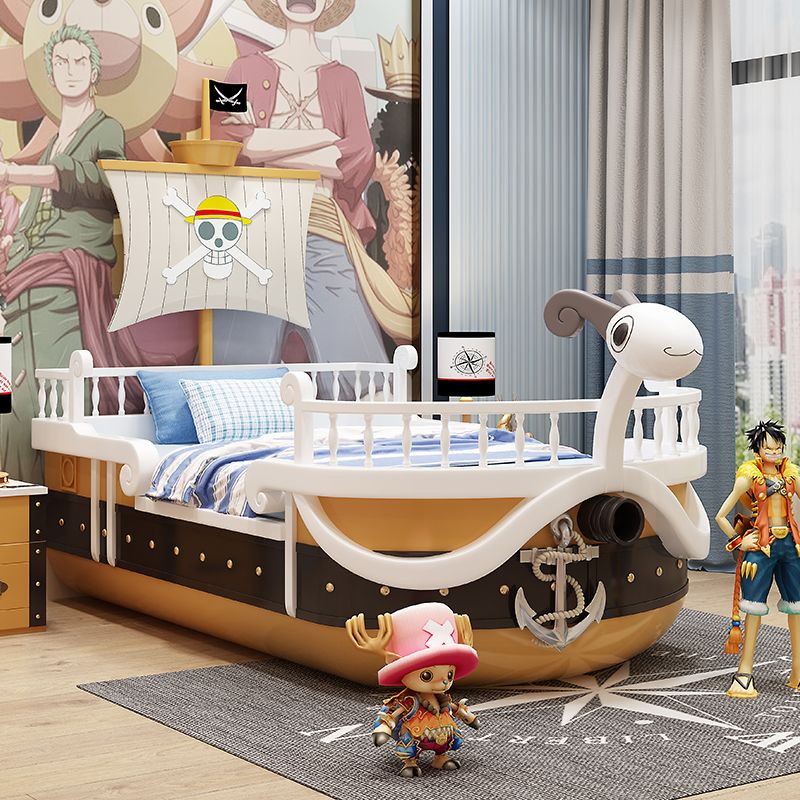 【鴻圖購物】年終特賣 免運 主題定製創意海賊王兒童床輕奢梅麗號船型床航海青少年單人床