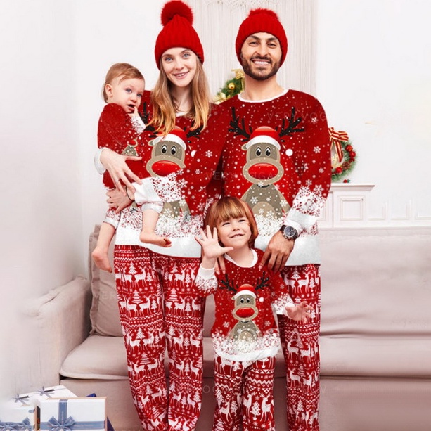 【妙妙】new pajama Christmas parent-child set聖誕親子套裝