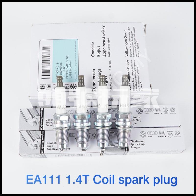 頭號玩家♕4PCS大衆福斯途觀Tiguan途安野帝高爾夫Golf MK6 EA111發動機汽車引擎火花塞火星塞