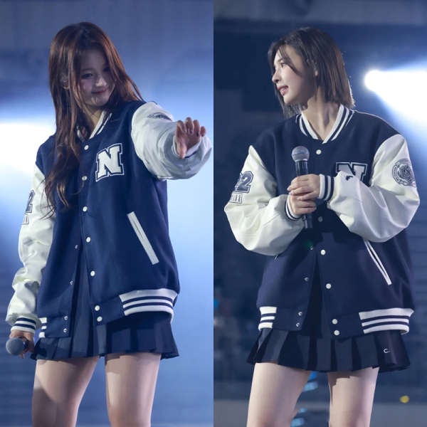 NMIXX同款韓女團打歌服新款爵士舞棒球服外套表演服表演舞臺套裝