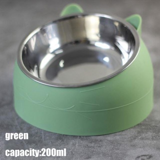 Cat Dog Bowl 15 Degrees Raised Stainless Steel Cat Bowls 碗