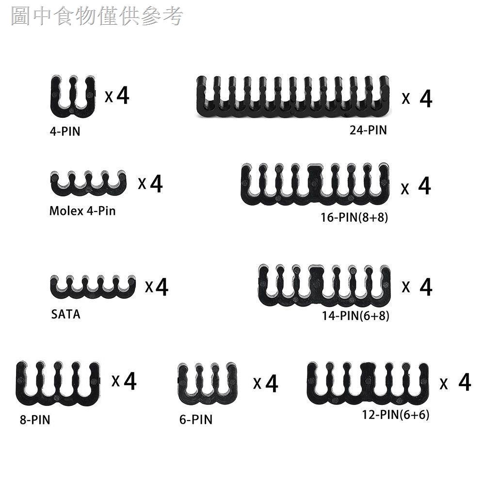 12.8 新款熱賣 電腦理線梳套裝主板理線夾顯卡電源線線卡原裝電源線不適用勿拍