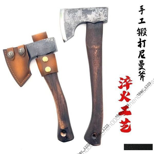 yi斧頭 尼曼斧 手工鍛造 戶外 露營 劈柴斧子 戰術斧子 木工專用 斧頭 開山斧