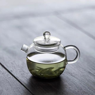 🎇臺灣出貨🎇新北GO購 小茶壺最小迷你小玻璃茶壺透明小茶壺袖珍耐高溫單人茶傢居生活館
