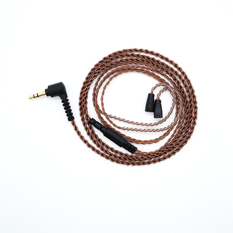 ◀ㄨ❍4股合絞線無氧銅耳機線適用于IE80 MMCX舒爾SE535SE846