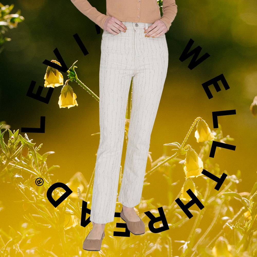 Levis Wellthread環境友善系列 女款 復古超高腰合身直筒牛仔長褲 女 A1124-0002 熱賣單品