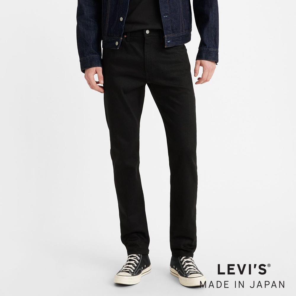 Levis MOJ FABRIC 頂級日本布料 男款 512錐形牛仔褲/ 彈性布料 /黑 A5877-0002 人氣新品