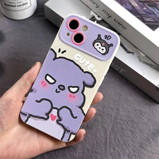 熱賣款💥防摔殼 生氣小怪獸iPhone15promax手機殼11簡約12可愛xr蘋果13卡通xs/78p