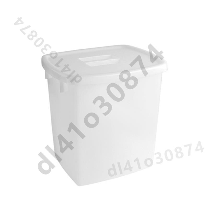 💜新品下殺桃園出貨❄️加厚食品級糖水桶白桶帶蓋長方形奶茶桶冰桶冷飲桶儲物塑膠桶商用