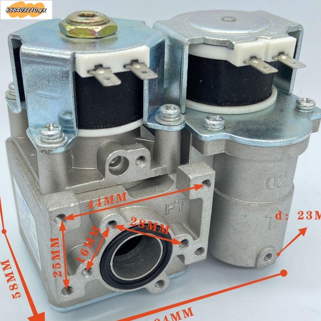 恒溫燃氣熱水器原裝比例閥 一體閥 電磁閥 進氣接頭DC24V通用配件
