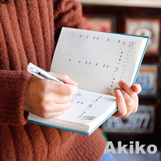 2024新品韓國插畫清新365計劃本手賬本日程計劃本精裝本彩色內頁筆記本日記本日計劃月計劃記事本