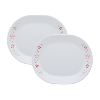 【康寧 Corelle】櫻之舞-櫻之舞2件式腰子盤組-B01