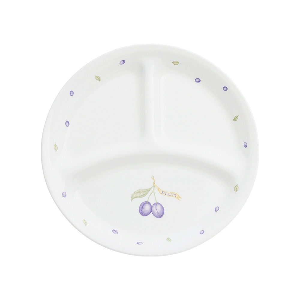 【美國康寧 CORELLE】紫梅8吋分隔盤