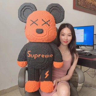 相容樂高 暴力熊 暴力熊擺件 暴力熊積木 微小積木 積木玩具 拚裝暴力熊 拚裝玩具 積木 新品暴力熊超大可愛泰迪熊相容樂