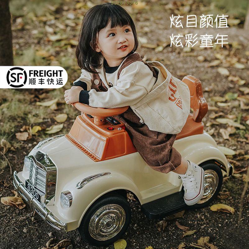 大 (明天ae2L) 兒童電動車四輪玩具車可坐人充電帶遙控寶寶女孩男孩可坐小孩汽車 防撞四輪兒童電動車 兒童遙控音樂車