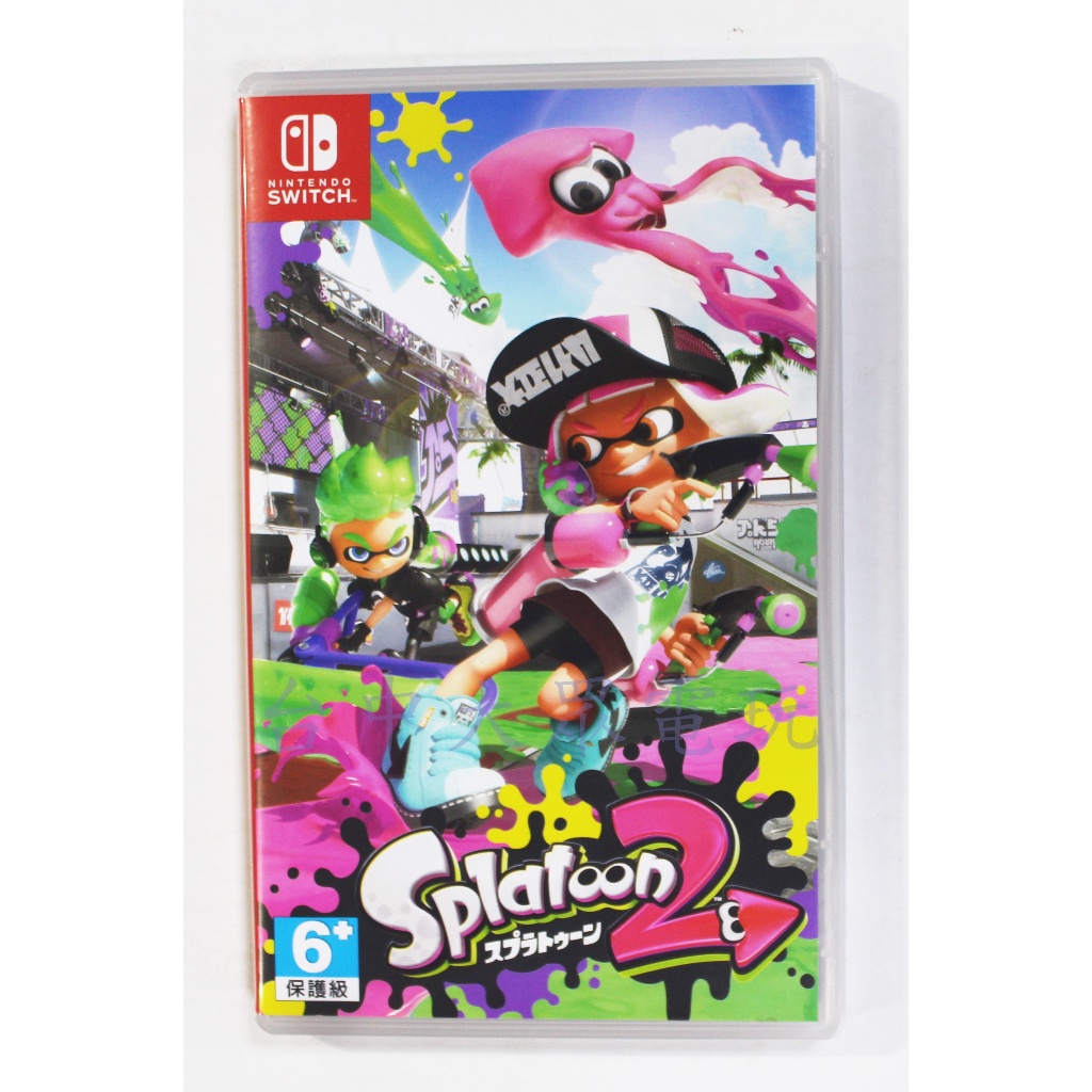 Switch NS 遊戲 斯普拉遁 2 漆彈大作戰 2 Splatoon2 (日文亞版)(二手商品)【台中大眾電玩】