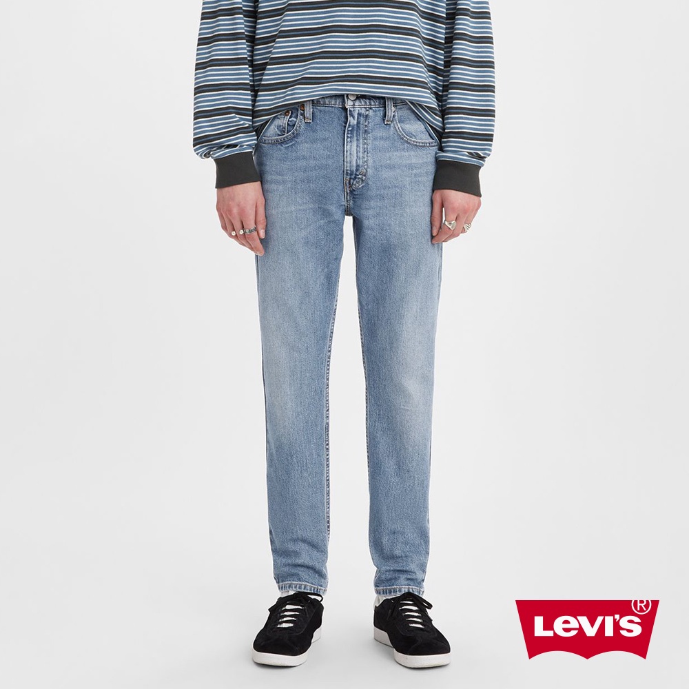 Levis 512上寬下窄低腰修身窄管牛仔褲 / 精工中藍染石洗 / 彈性布料  男款 28833-1152 熱賣單品