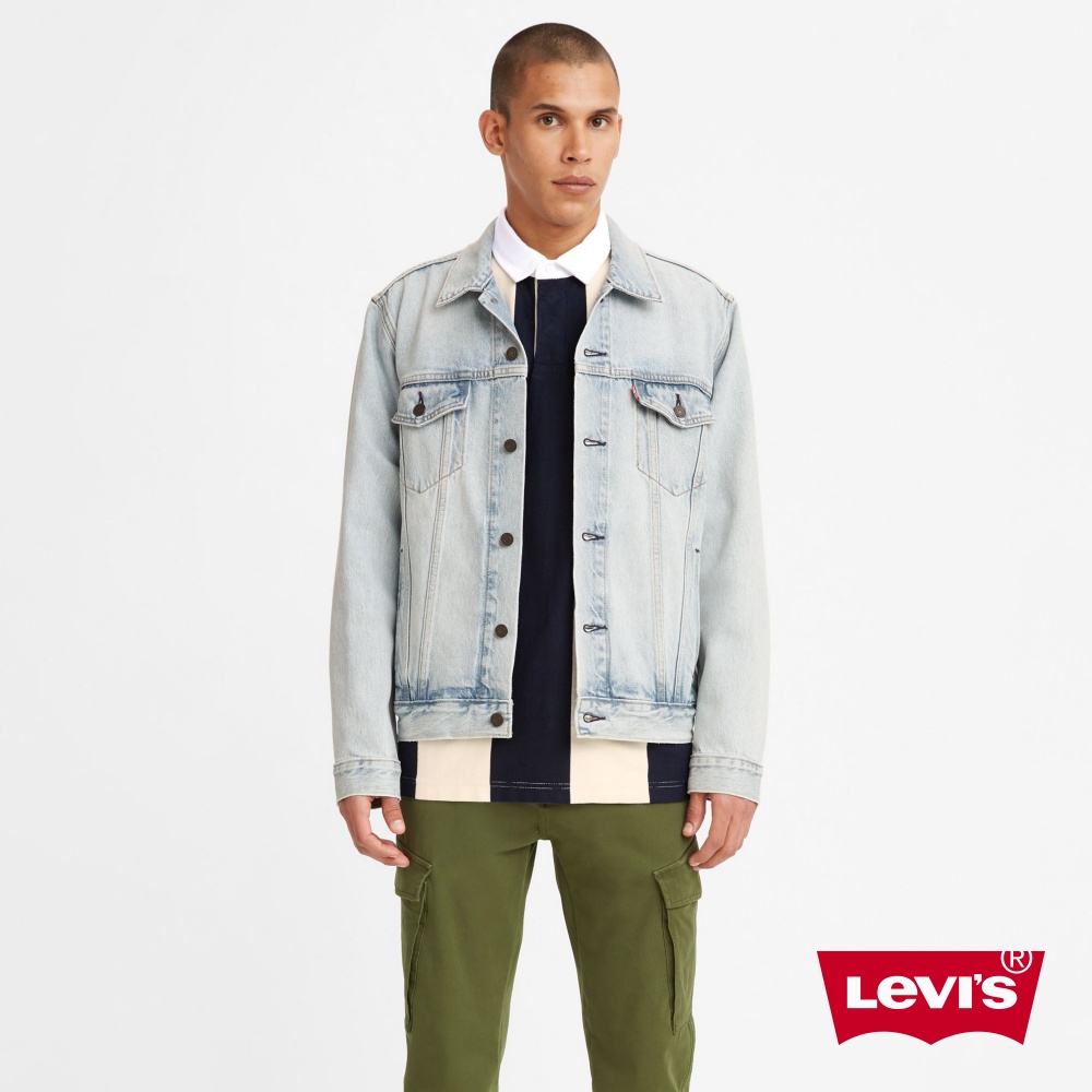 Levis 牛仔外套 / Type3經典修身版型 / 刷白極淺藍刷色 男款 72334-0599 人氣新品