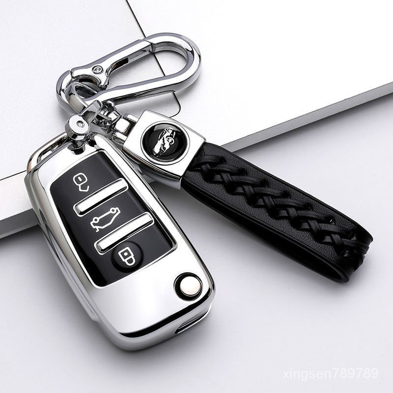 💥汽車館💥適用於奧迪鑰匙套 鑰匙包 汽車鑰匙保護殼 鑰匙殼 2021款 a3 q3 q2l A1 RS3