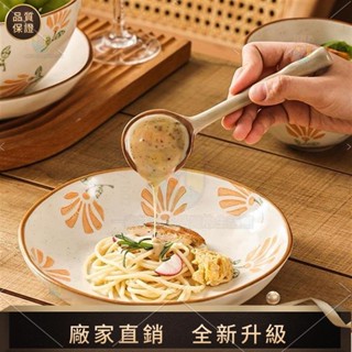 【品質生活館】 日式陶瓷飯勺 湯匙 勺子 陶瓷勺 可愛陶瓷長柄湯勺 可愛餐具勺 日式陶瓷甜品勺