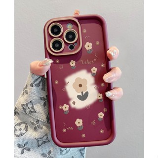清新花朵氣囊手機殼蘋果iPhone 16E 15 14 Plus 13 12 11 pro XS MAX i7保護殼套