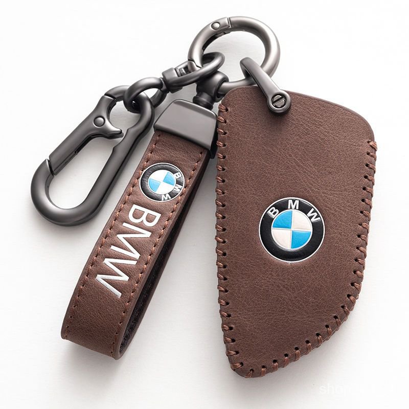熱賣BMW汽車鑰匙皮套F20 F30 F10 F32 F40 F44 F45 X5 X6 X2 X1智能鑰匙保護鑰匙圈環