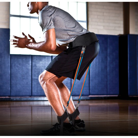 #夯物彈跳力訓練器健身阻力繩摸高腿部肌肉力量爆發力跳高籃球訓練器材臻品🎀優選