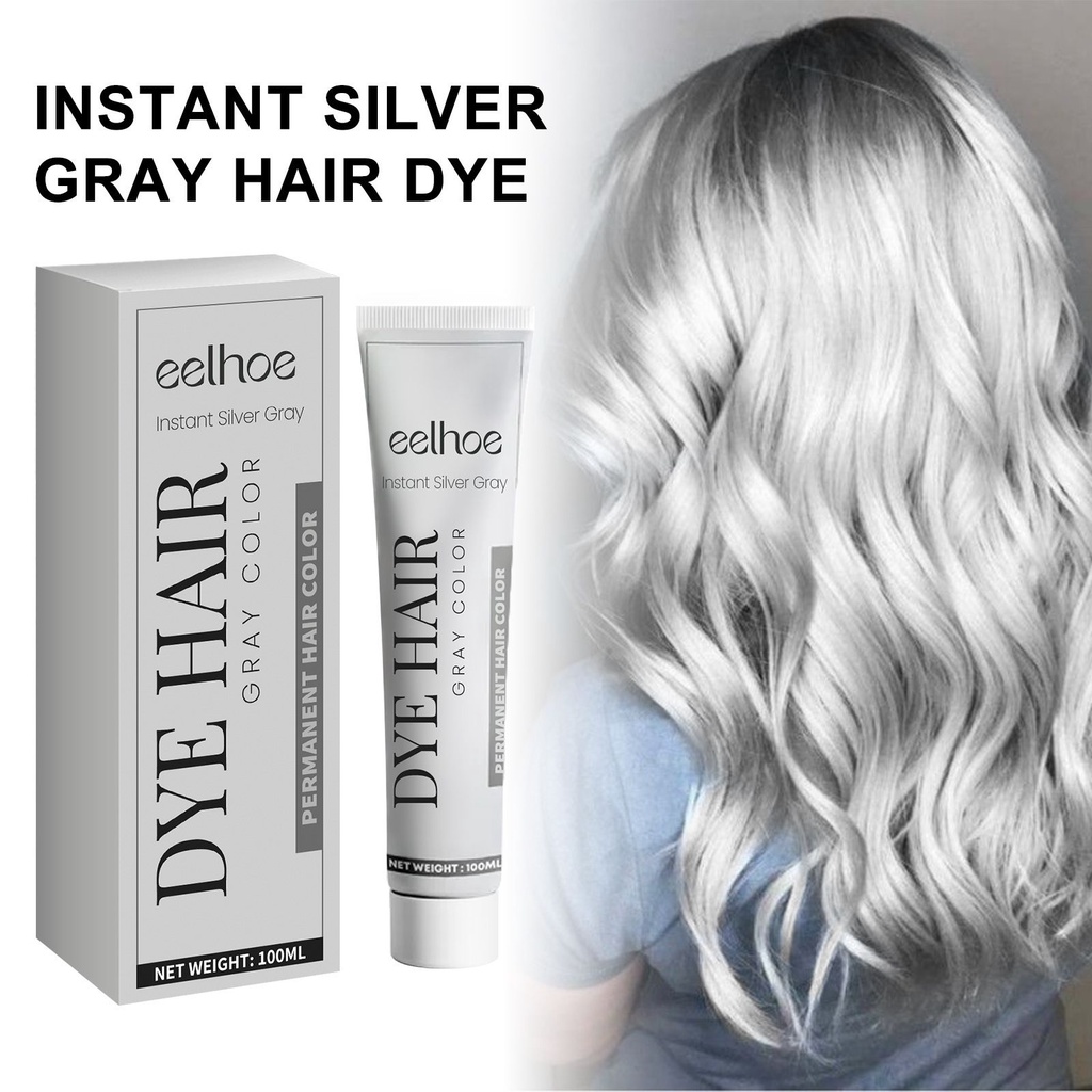 EELHOE gray hair cream, natural hair color, long-lasting, no