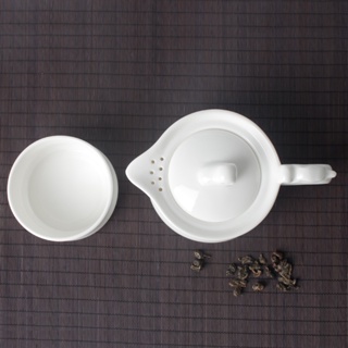 快客杯 創意 骨瓷 茶壺 快客杯 茶杯 功夫茶 純白 陶瓷 茶壺 帶蓋 簡約 茶具 套裝