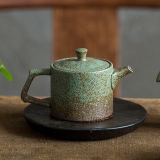 中式 粗陶 茶壺 復古 單壺 陶瓷 紅茶 綠茶 泡茶壺 家用壺 功夫 茶具