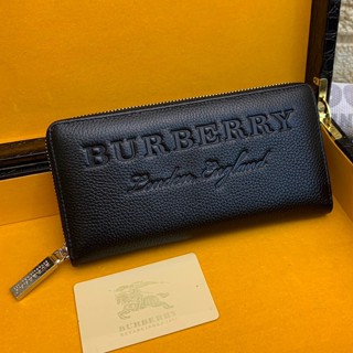 精品店/二手 Burberry巴寶莉長夾男 意大利進口頭層牛皮男包 男生皮夾錢包 真皮錢夾 零錢包 手拿包男生