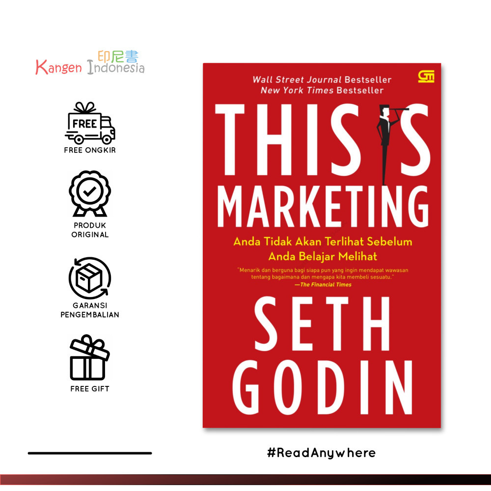 Buku This Is Marketing Seth Godin Original Bahasa Indonesia