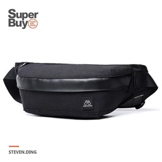 【Superbuy】潮流腰包/大容量胸包 防盜運動后背包包/側背包/側包/斜包 多功能防水挎包/健身包/跑步包/單肩包男