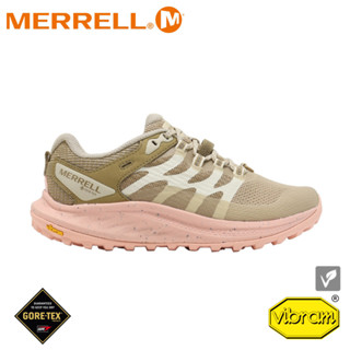 【MERRELL 美國 女 ANTORA 3 GORE-TEX 防水輕量越野健行鞋《奶茶棕》】ML068156/登山鞋