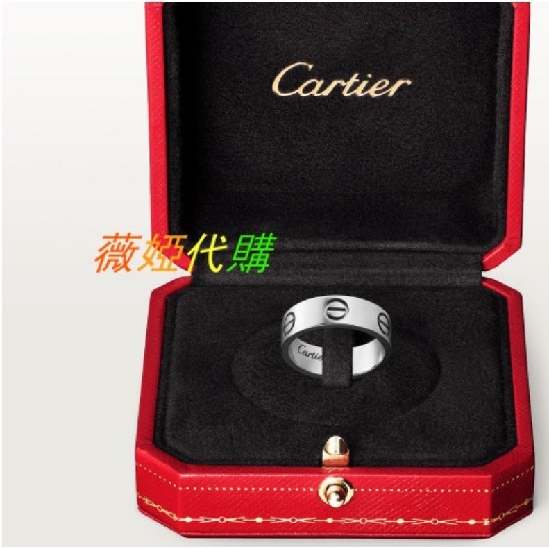 二手精品 Cartier 卡地亞 LOVE 系列 18K白金 戒指 寬版 無鑽 戒指 B4084700 男女同款 二手