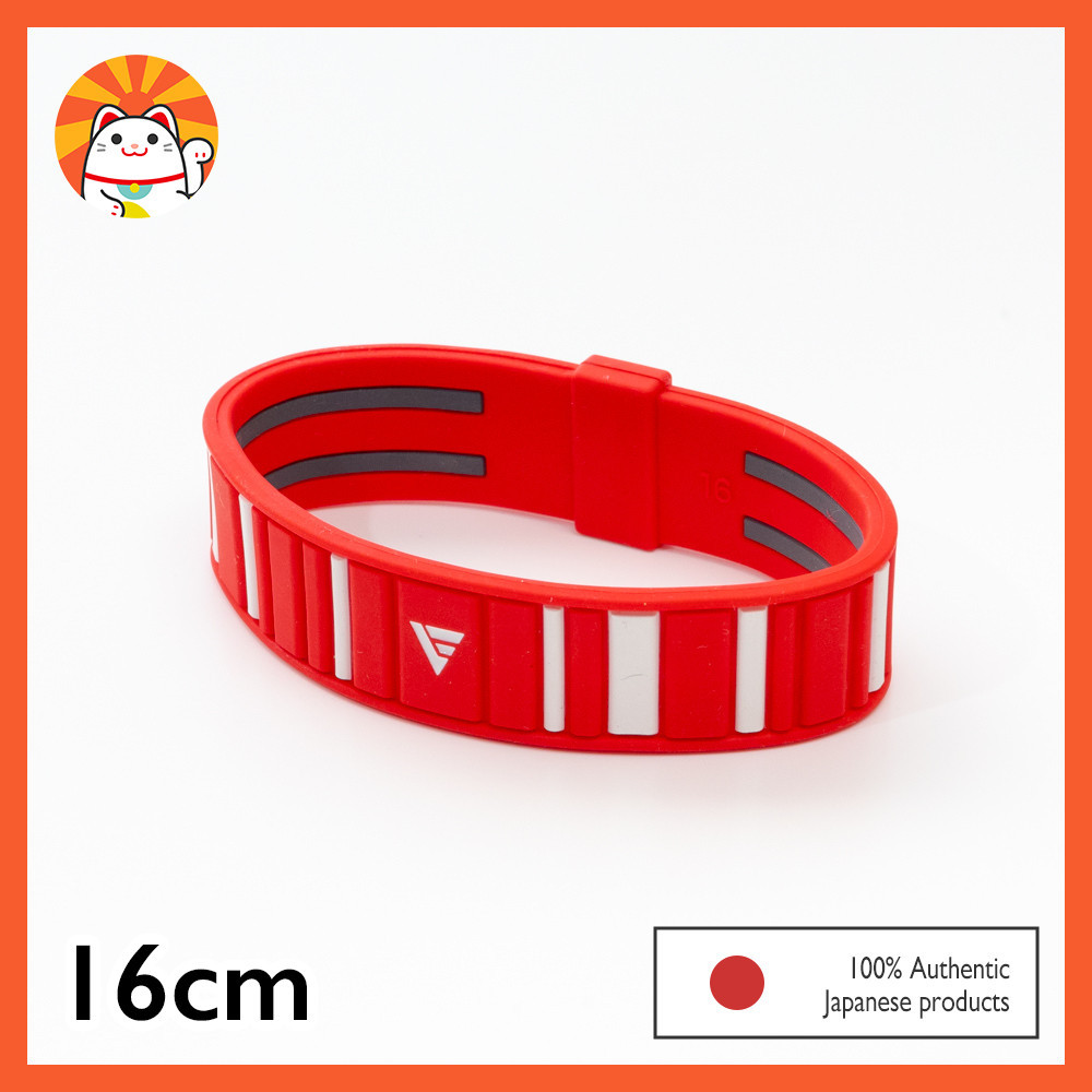 Phiten 銀谷 RAKUWA 手鐲 紅白 16厘米 p142