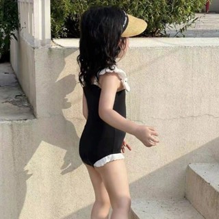 Mini baby🌷女童韓系泳衣夏季2023新款寶寶洋氣兒童小女孩時尚蝴蝶結吊帶泳裝