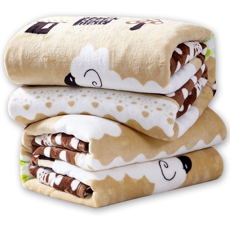 法蘭絨夏天薄款毛毯清倉珊瑚絨鋪床單單件雙面絨毛毯多尺寸四季空調蓋毯子